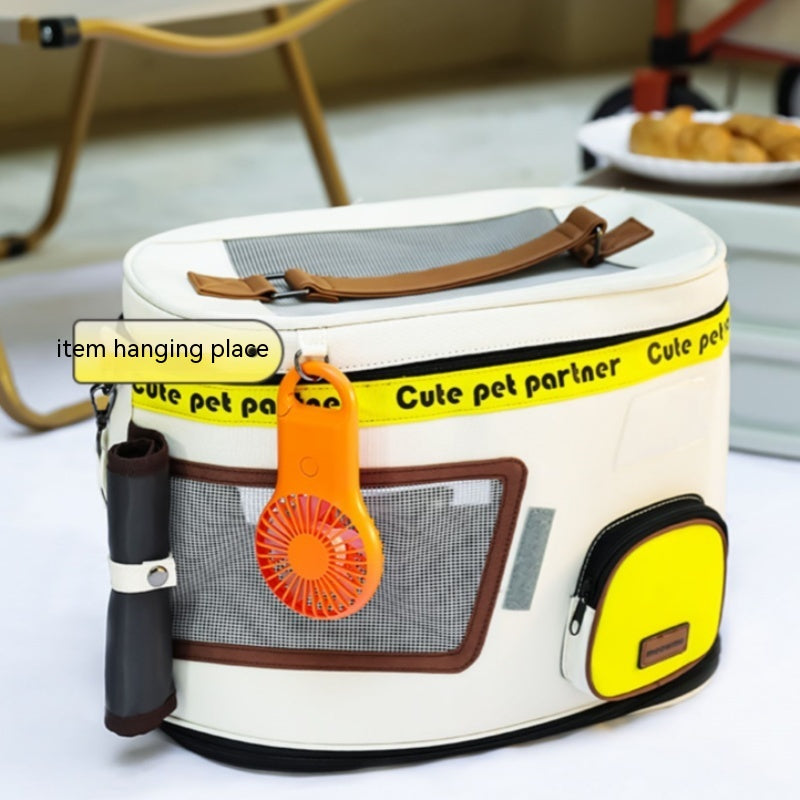 Space Capsule Cat Cage Breathable Portable Large Capacity Pet Bag