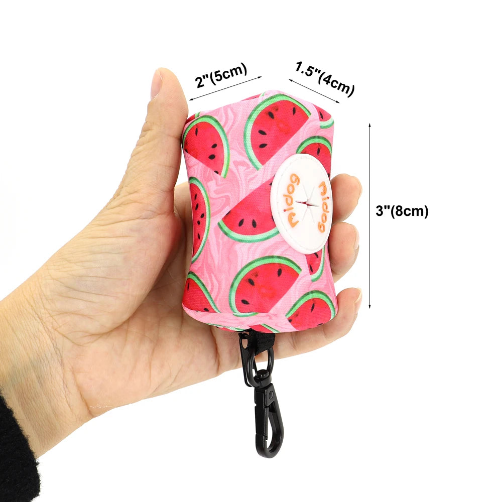 Portable Dog Poop Bag Holder Dispenser Snack Bags for Outdoor Walking Pets Garbage Organizer Eye Catching Short Litter Housebreaking