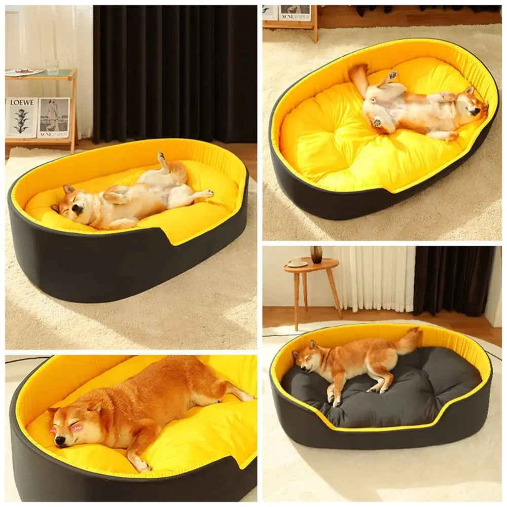 Waterproof Warm Dog & Cat Bed – Cozy Nest Cushion for Pets