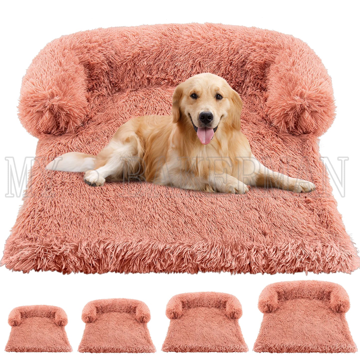 Corduroy Dog Bed Mat - Breathable, Washable Pet Bed with Non-Slip Design for All Seasons S-XXL