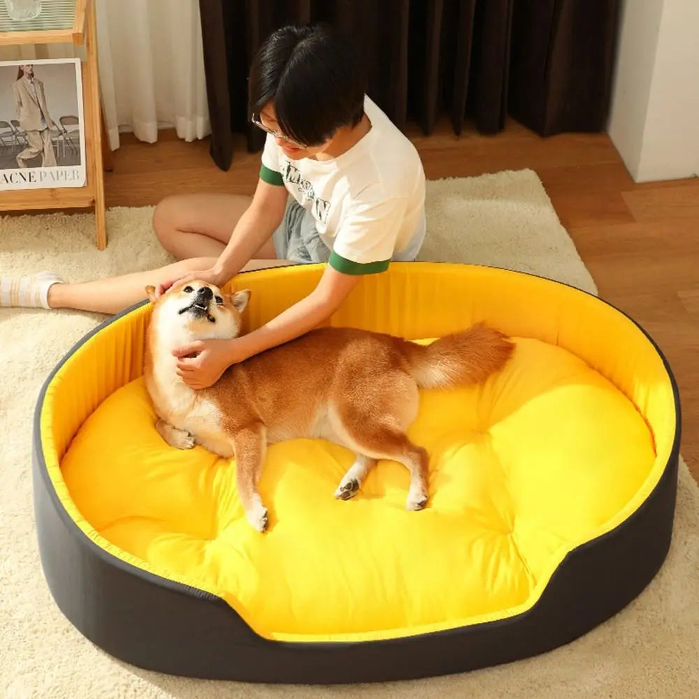 Waterproof Warm Dog & Cat Bed – Cozy Nest Cushion for Pets