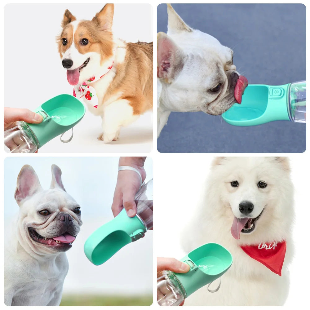 Portable Dog Water Bottle for Small Large Breeds Leakproof Outdoor Walking Drinking Bowls Ideal for Chihuahua French Bulldog