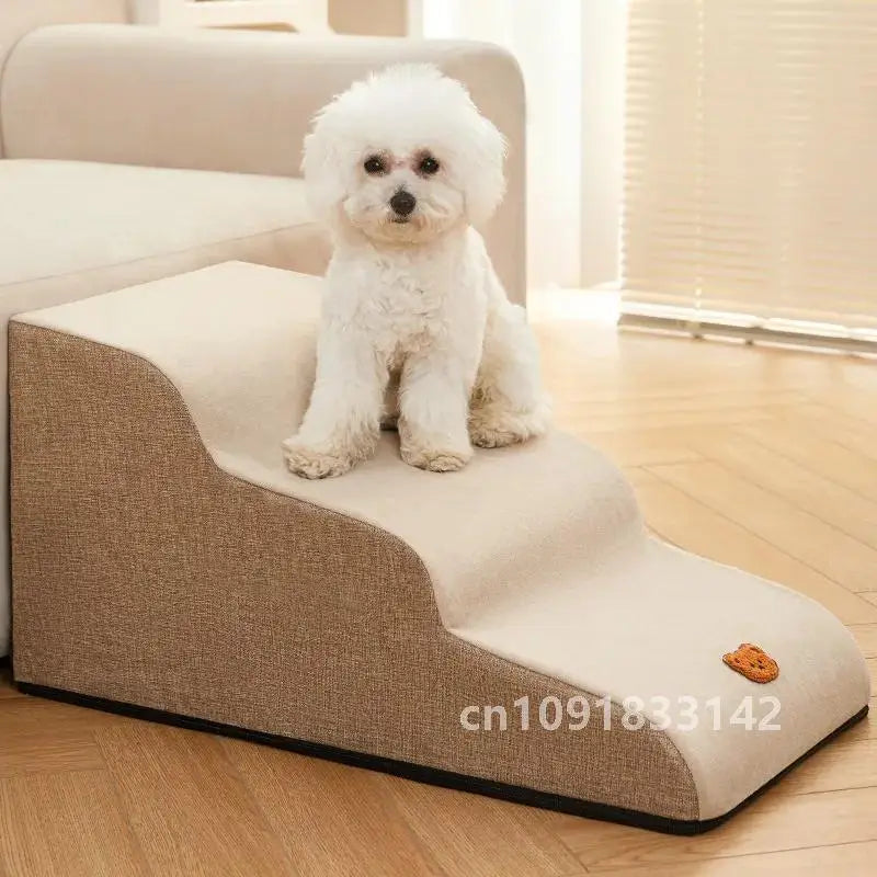 Dog Stairs 2/3 Steps – Anti-Slip Pet Ramp for Small Dogs & Cats