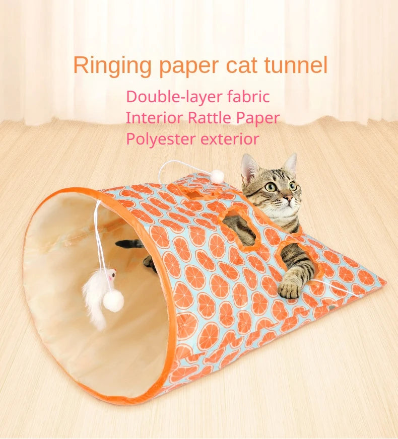 Paper Cat Tunnel – Fun and Interactive for Cats