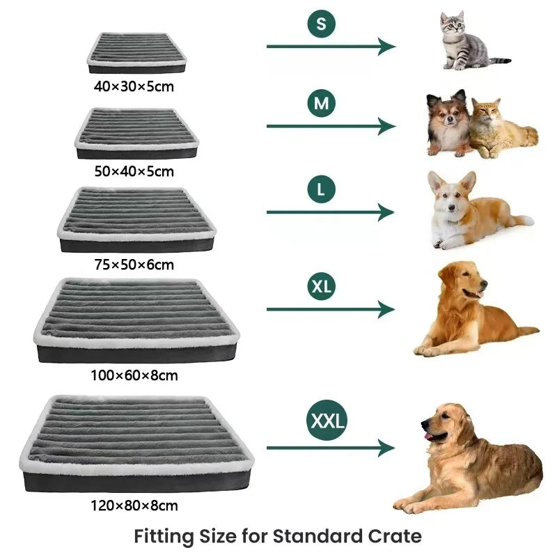 Fluffy Large Dog Bed – Cozy Blanket & Cushion for Dogs & Cats