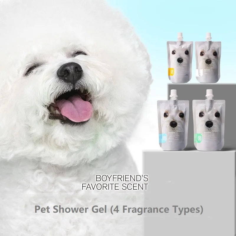 Pet Bath Shampoo Conditioner, Soft Shower Gel, General Bathing Supplies, Sterilization Deodorant, Fragrant Itching, 100ml