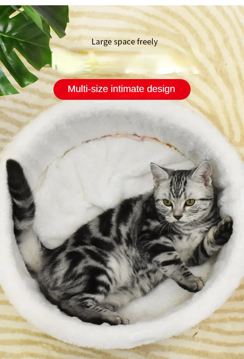 Instant Noodle Cat House - Cute and Comfortable Detachable Cat Sofa Bed, Soft Pet Nest