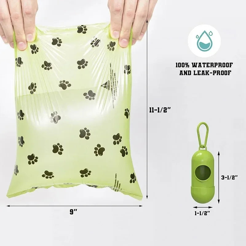 Large Capacity Pet Poop Bags Biodegradable Scented Thickened Garbage Bags for Dog and Cat Poop Cleaning Supplies